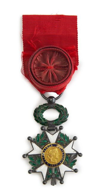 France Ordre de la Légion d'honneur. Deux étoiles de Chevalier