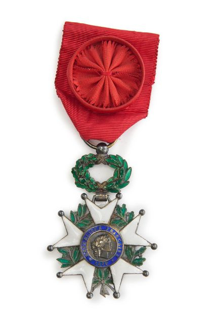 France Ordre de la Légion d'honneur. Deux étoiles de Chevalier