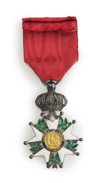 France Étoile de Chevalier de l'Ordre de la Légion d'Honneur et une Etoile miniature