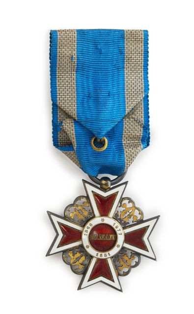 Roumanie Ordre de la Couronne. Croix d'Officier.