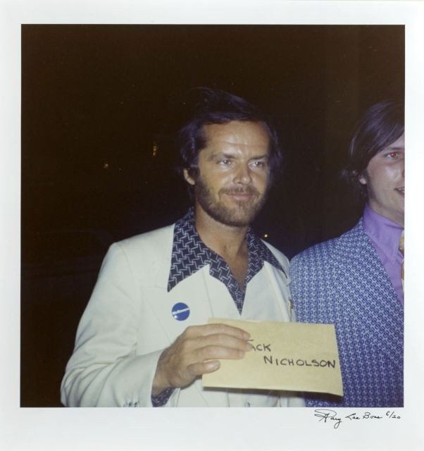 Gary Lee BOAS (Né en 1951) JACK NICHOLSON AT A PATRY FOR GEORGE MCGOVERN, FOUR SEASONS RESTAURANT, NEW YORK WITY, WEDNESDAY, JUNE 14...