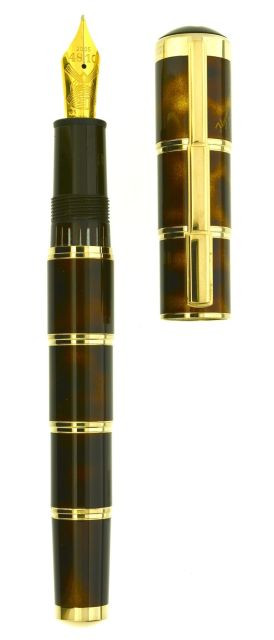 MONTBLANC	 Cervantes, stylo plume série limitée de la collection écrivains sortie en 2005 à 17000 exemplaires (n° 11558) rendant hom...