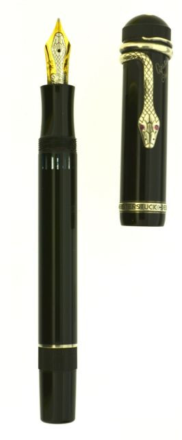 MONTBLANC	Agatha Christie, stylo plume série limitée de la collection Ecrivains sortie en 1993, à 30000 exemplaires (n° 20484), rend...