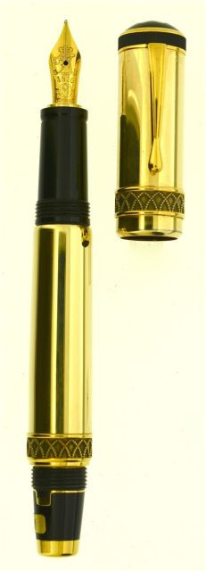 MONTBLANC Fréderic II, stylo plume édition limitée de la collection Mécènes sortie en 1999 à 4810 exemplaires (n° 4396), rendant hom...