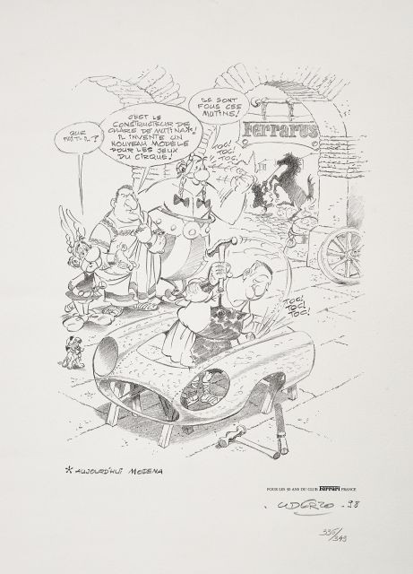 Albert UDERZO Né en 1927 Ferrarus