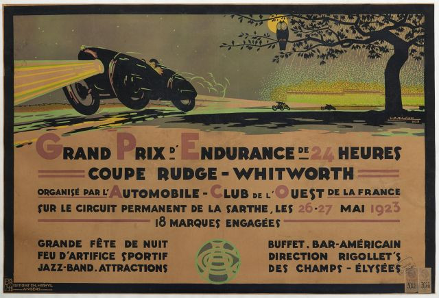 H.A. VOLODIMER  Grand Prix d'endurance de 24 Heures/Coupe Rudge-Whitworth. 1923