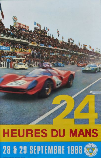 LES 24 HEURES DU MANS 1968  Deux affiches