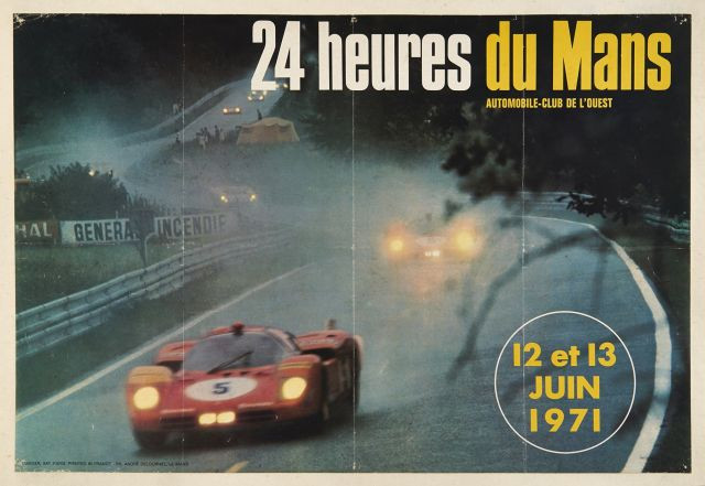 LES 24 HEURES DU MANS 1970 ET 1971  Deux affiches