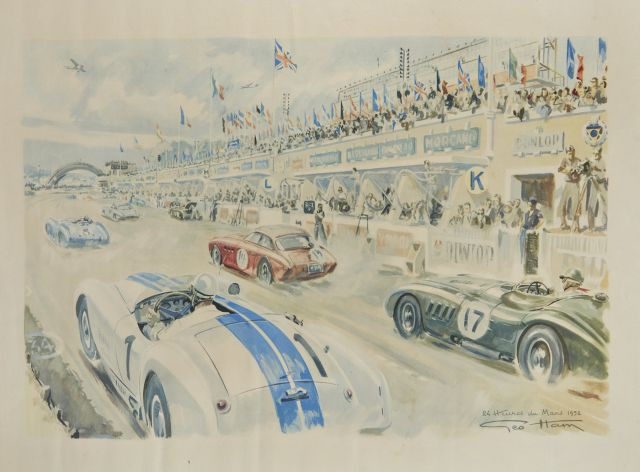 Géo HAM (Georges Hamel) 1900-1972 Les 24 Heures du Mans 1952