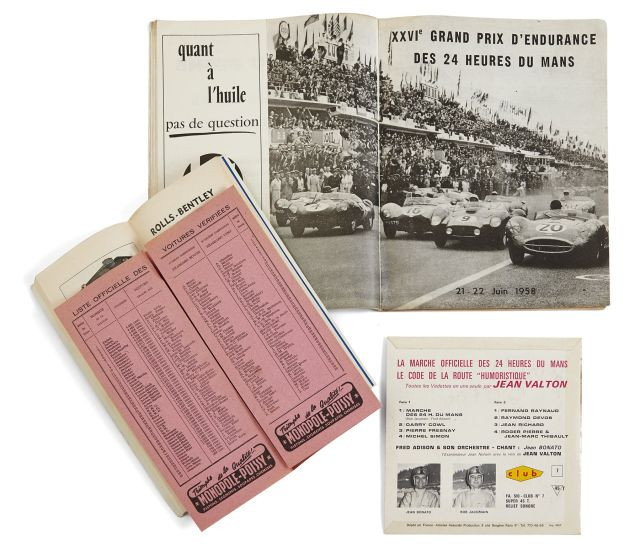 LES 24 HEURES DU MANS  Programmes 1949 et 1958