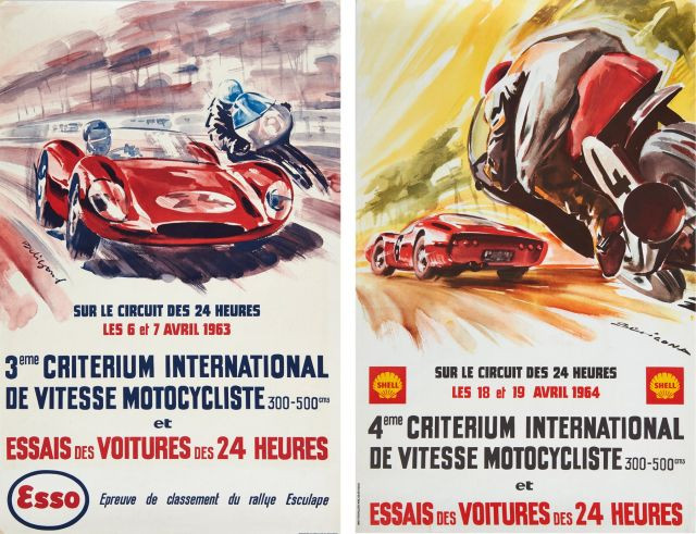 ESSAIS 24 HEURES DU MANS 1963 ET 1964  Michel BELIGOND (1927-1973)