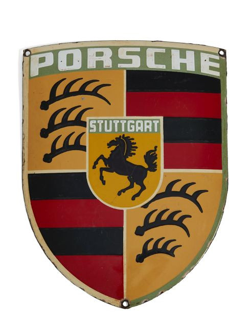 PORSCHE  Insigne émaillé