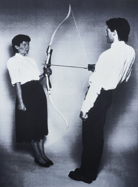 Marina ABRAMOVIC Née en 1946 Rest Energy, Dublin - 1980 Cibachrome