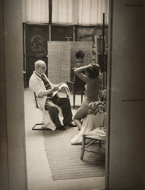 Gyala Halász, dit BRASSAÏ (1899 - 1984) Henri Matisse et son modèle - 1939 Épreuve argentique d'époque