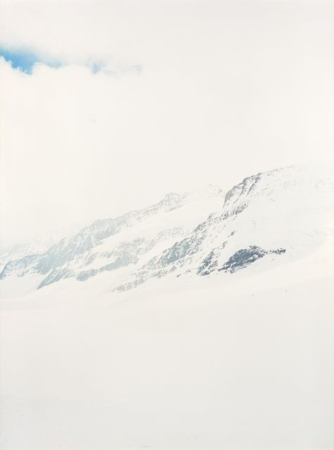 Walter NIEDERMAYR (Né en 1952) Jungfraujoch II - 1998 Diptyque composé de deux épreuves chromogéniques contrecollées sur carton