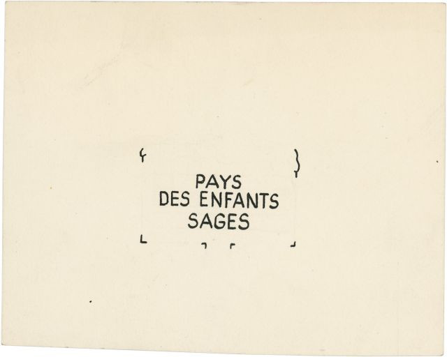 HERGÉ (Georges Remi dit) 1907-1983 Lettrages cartes neiges