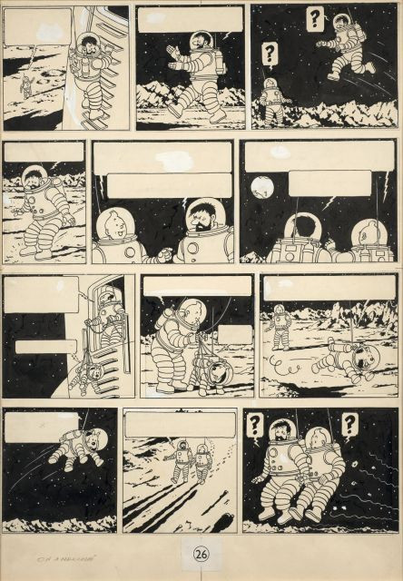 HERGÉ (Georges Remi dit) 1907-1983 On a marché sur la Lune