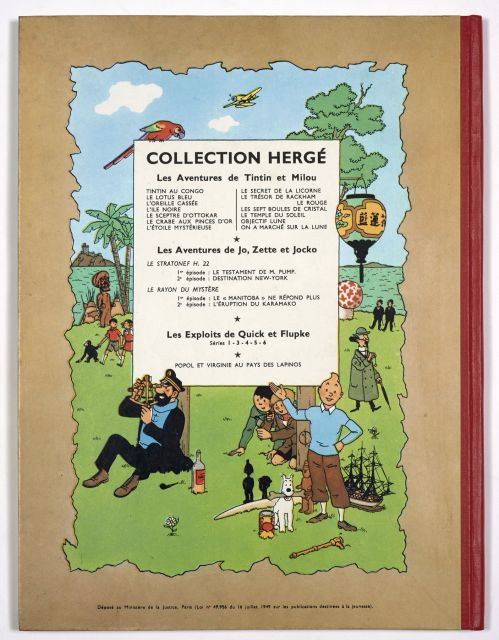 TINTIN N°9  Le Crabe aux pinces d'or