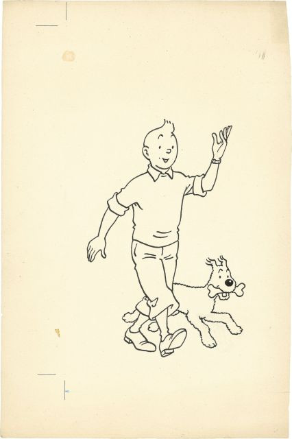 HERGÉ (Georges Remi dit) 1927-1983 Tintin et Milou