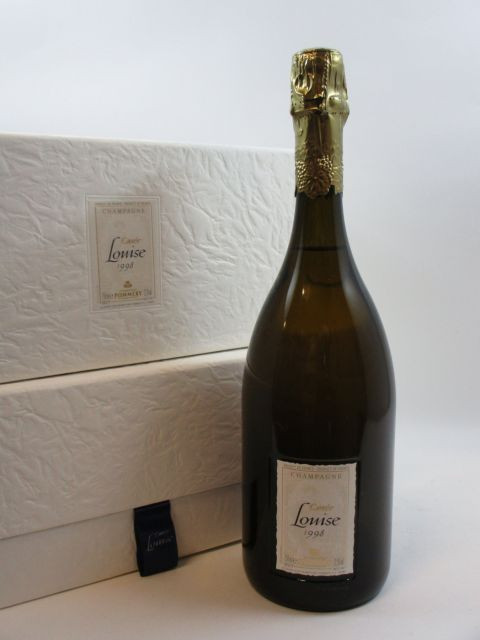 2 bouteilles CHAMPAGNE POMMERY 1998 Cuvée Louise