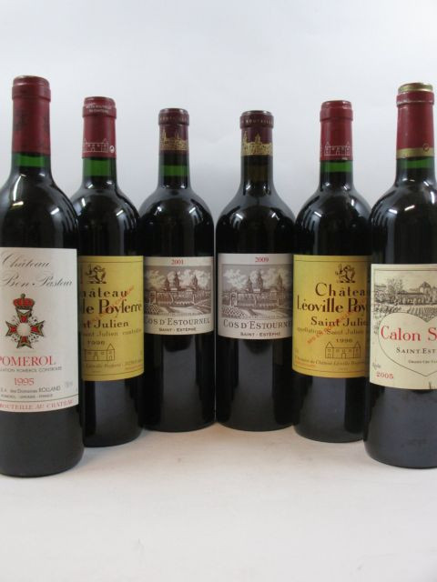6 bouteilles 1 bt : CHÂTEAU COS D'ESTOURNEL 2009 2è GC Saint Julien