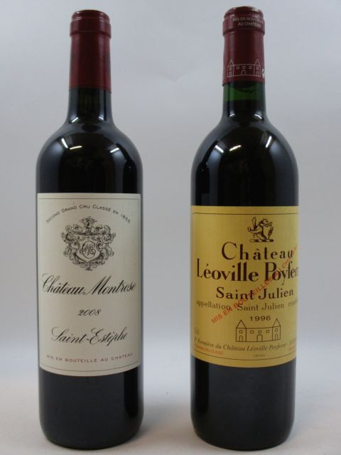 2 bouteilles 1 bt : CHÂTEAU MONTROSE 2008 2è GC Saint Estèphe