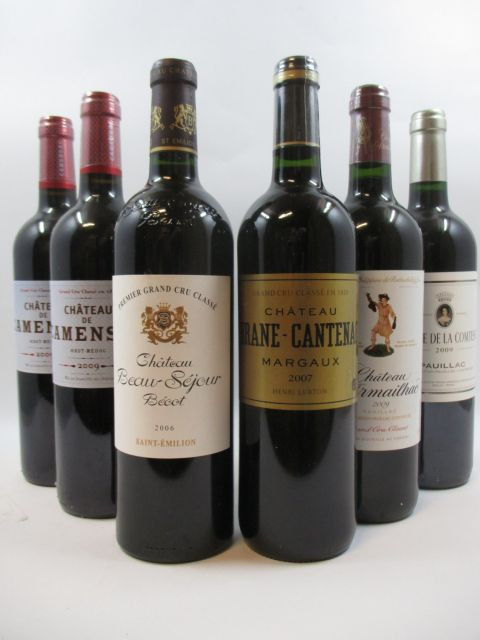 6 bouteilles 2 bts : CHÂTEAU CAMENSAC 2009 5è GC Haut Médoc