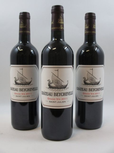 6 bouteilles CHÂTEAU BEYCHEVELLE 2011 4è GC Saint Julien