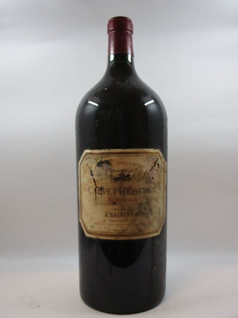 1 impériale CALVET RESERVE 1990 Bordeaux rouge (6 litres