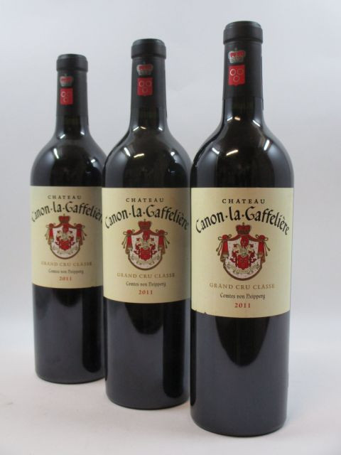6 bouteilles CHÂTEAU CANON LA GAFFELIERE 2011 1er GCC (B) Saint Emilion