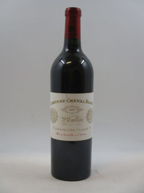 1 bouteille CHÂTEAU CHEVAL BLANC 2009 1er GCC (A) Saint Emilion (étiquette léger déchirée)