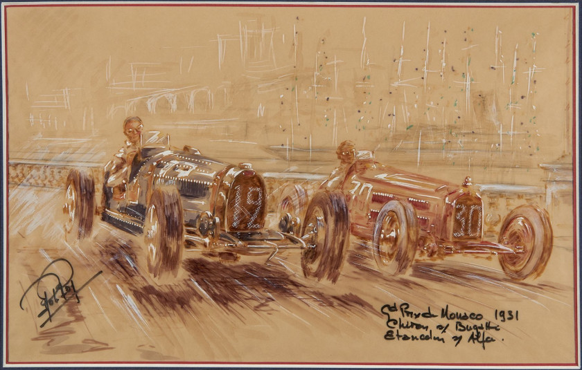 Rob ROY ( Robert Le Proux de la Rivière) 1909- 1992 Grand Prix de Monaco 1931