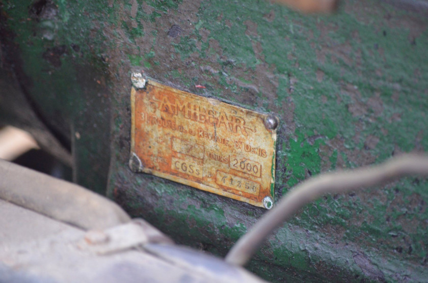 1927 Amilcar CGSs Biplace  No reserve