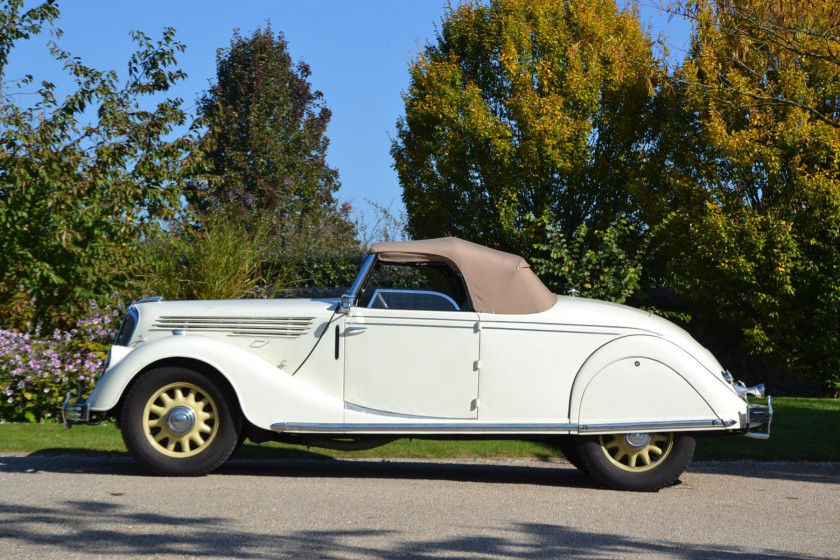 1936 Renault Viva Grand Sport cabriolet 3 places  No reserve