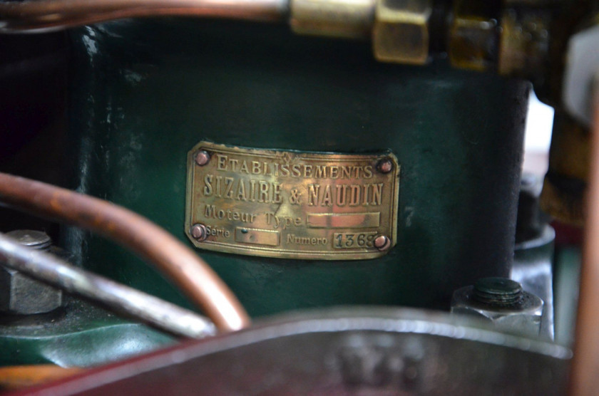 1908 Sizaire & Naudin Type F1 8 HP Sport  No reserve