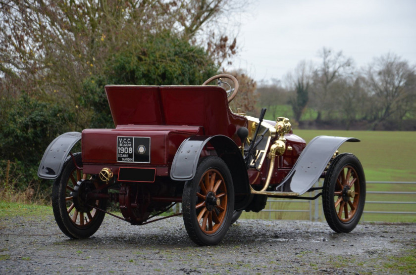1908 Sizaire & Naudin Type F1 8 HP Sport  No reserve