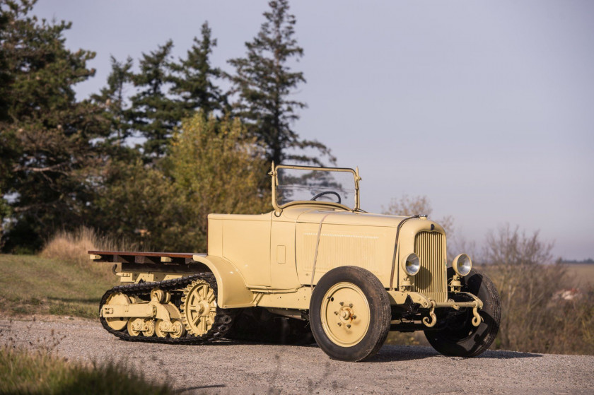 ca 1929 Citroën P19 chenillette Kégresse plateau No reserve Carte grise françaiseChâssis n° 19483- Collection Trigano- Rare version six