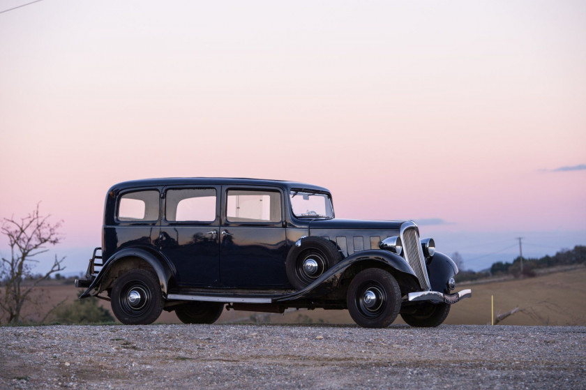 1936 Citroën Rosalie 11 UA limousine avec séparation  No reserve