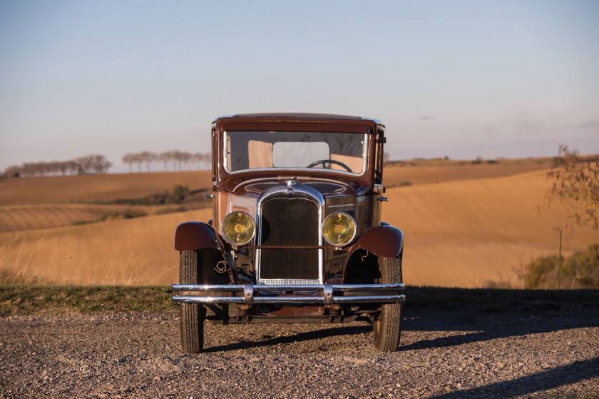 1930 Citroën C6 limousine No reserve Carte grise françaiseChâssis n° 135Moteur n° 25279- Collection Trigano- Version six-cylindres, plu