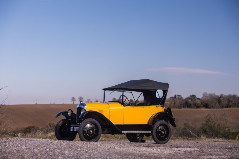 1926 Citroën 5 HP Type C3 torpédo "Trèfle"  No reserve