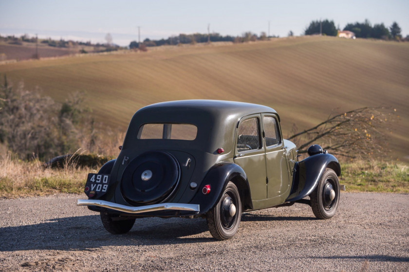 1936 Citroën Traction 7C berline  No reserve