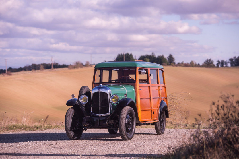 Ca. 1925 Citroën B12 limousine "woody"  No reserve