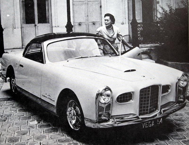 1954 Vega 54 Prototype 'V' par Facel Carte grise françaiseChâssis n° FV-54-0002 - Première Facel Vega jamais produite - Véhicule impo