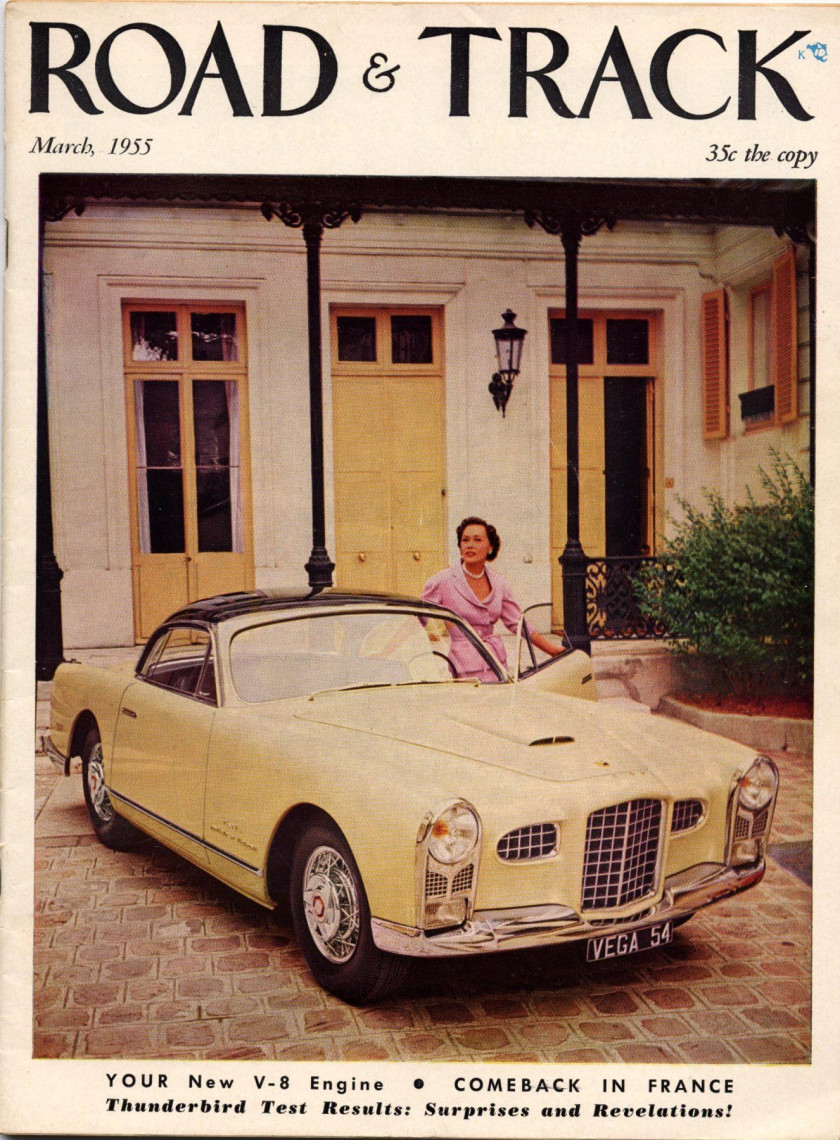 1954 Vega 54 Prototype 'V' par Facel Carte grise françaiseChâssis n° FV-54-0002 - Première Facel Vega jamais produite - Véhicule impo