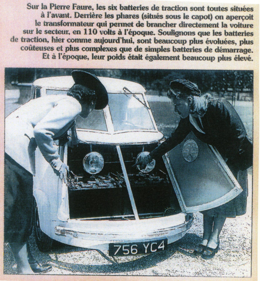 1941 Pierre Faure Type PFA Biplace électrique, version luxe  No reserve