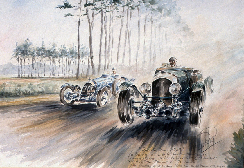 Rob ROY (Robert Le Proux de la Rivière 1909- 1992)  24 Heures du Mans 1929