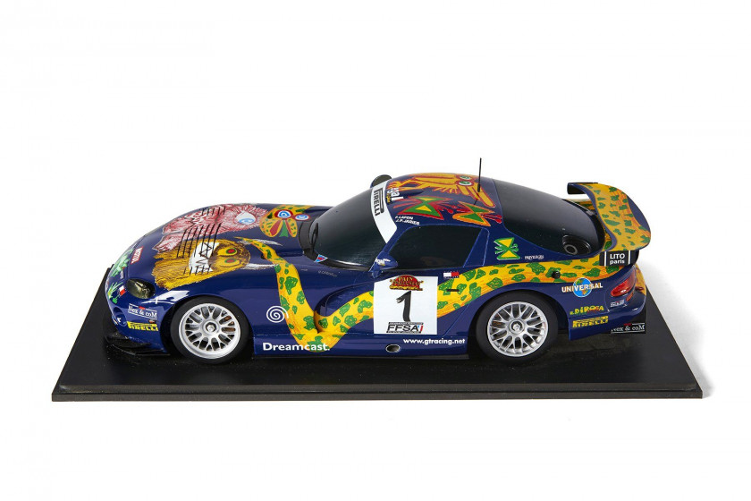 Hervé di ROSA (Né en 1959)  Maquette Chrysler Viper GT SR