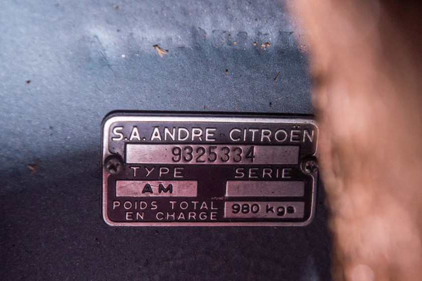 1964 Citroën Ami 6 Berline  No reserve