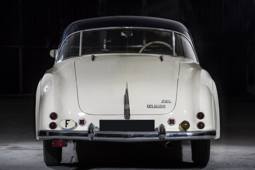 1952 Delahaye 235 coupé Chapron Carte grise françaiseChâssis n° 818040Carrosserie n° 7008- Un des trois Coupés Delahaye 235 construit p