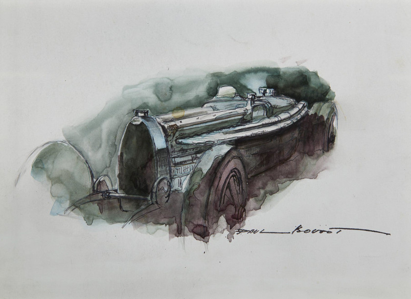 Paul BOUVOT (1922-2000)  Bugatti